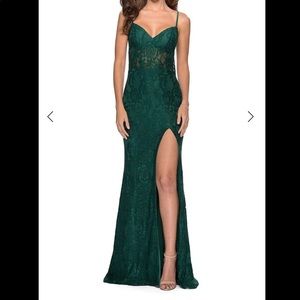 La Femme - 28534 Dress EMERALD